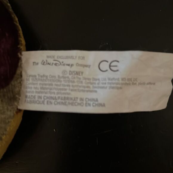 VINTAGE JUNGLE BOOK BABY KAA /RATTLE MINI BEAN BAG PLUSH RARE PREOWNED EXCELLENT - Picture 10 of 11